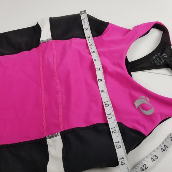 Pearl Izumi Fuchsia and Black Racerback Tank Top - Picture 11 of 11